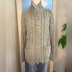 Sears Vintage Taupe Cozy Cardigan